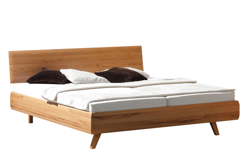 Bett Viala aus Massivholz